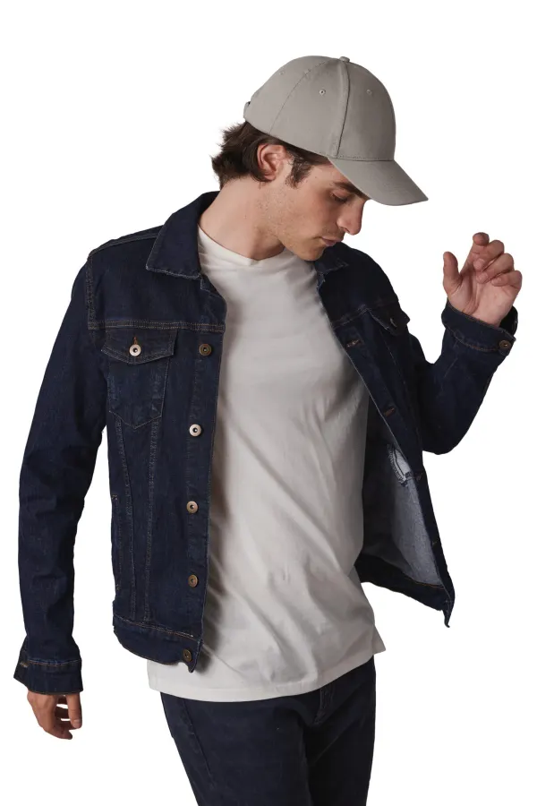 Casquette en coton et polyester recyclés K-loop tracking-  6 panneaux (KP230) porté — vue 1