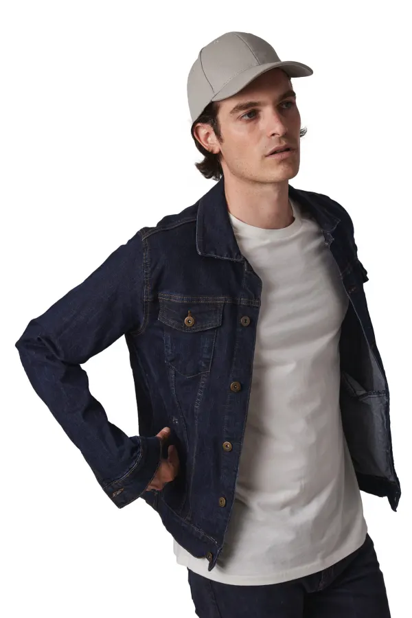 Casquette en coton et polyester recyclés K-loop tracking-  6 panneaux (KP230) porté — vue 2