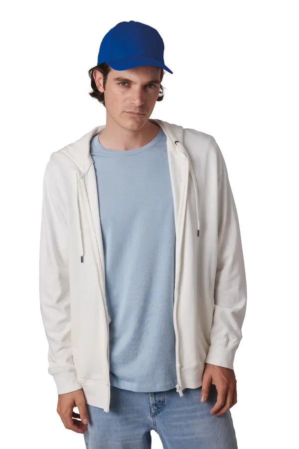 Casquette en coton et polyester recyclés K-loop tracking - 6 panneaux (KP231) porté — vue 1