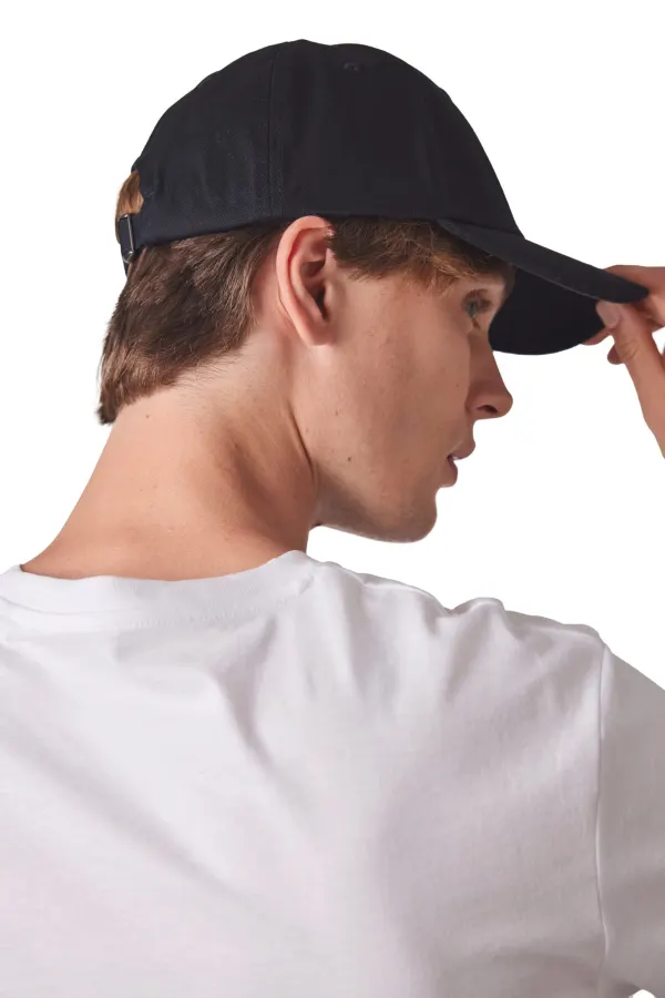 Casquette en coton recyclé - 6 panneaux porté — vue 4