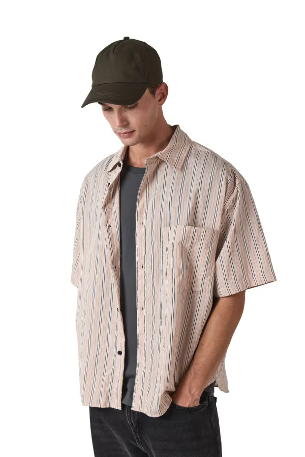 Casquette en toile de coton 5 panneaux - K-up Gold Label porté — vue 1