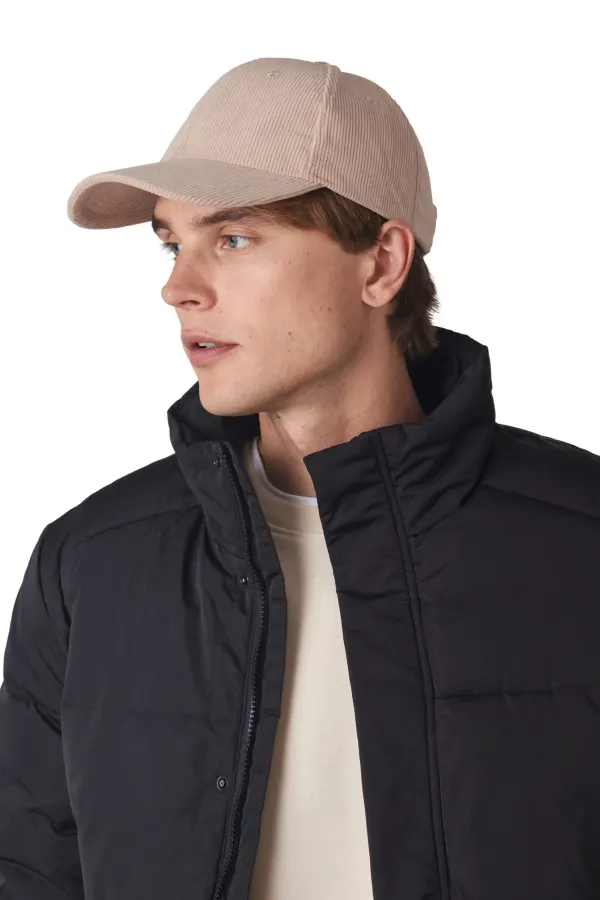 Casquette en velours - 6 panneaux porté — vue 4