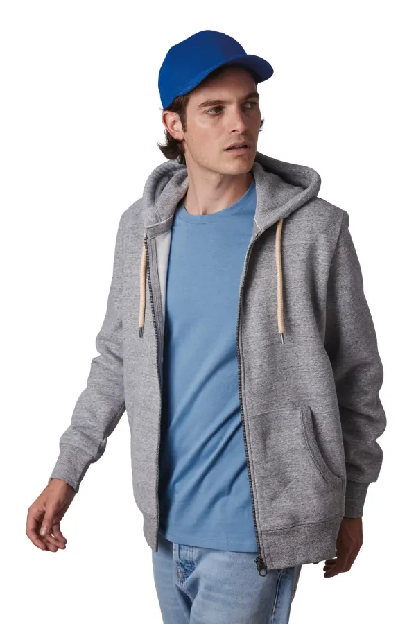 Casquette Flexfit coton brossé - 6 panneaux porté — vue 1