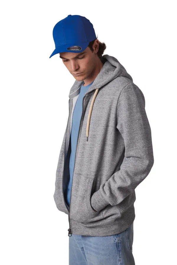Casquette Flexfit coton brossé - 6 panneaux porté — vue 2