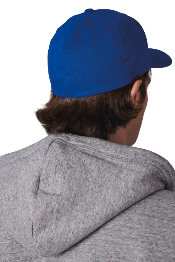 Casquette Flexfit coton brossé - 6 panneaux porté — vue 3