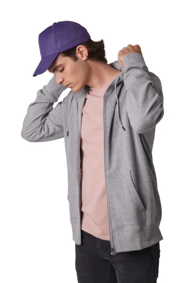 Casquette polyester - 5 panneaux porté — vue 2