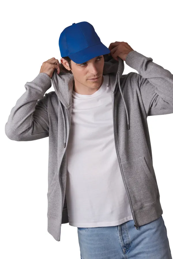 Casquette polyester - 6 panneaux porté — vue 2