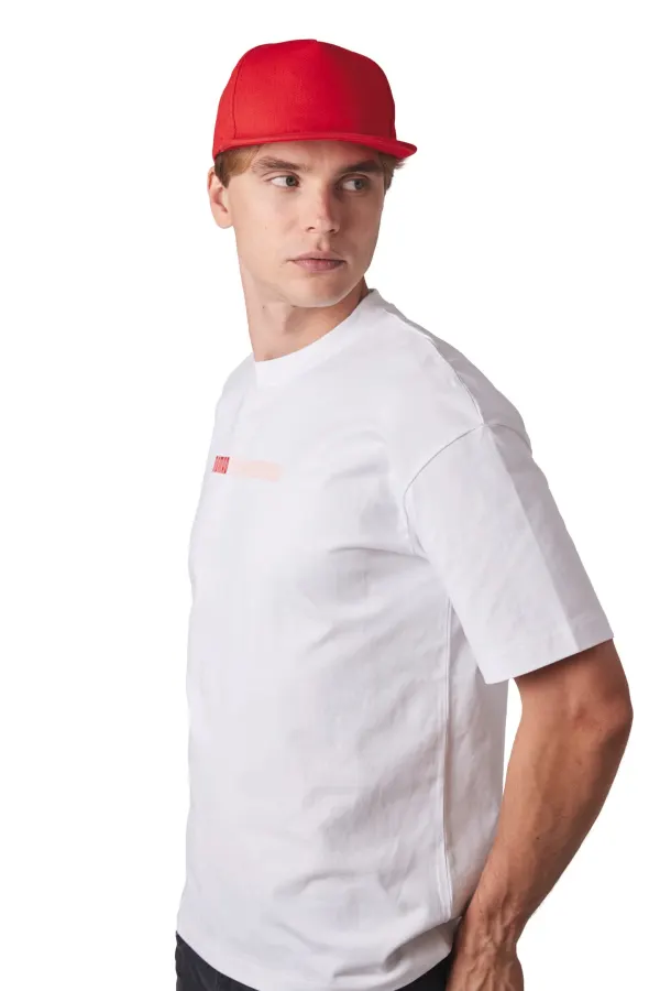 Casquette snapback - 5 panneaux (KP139) porté — vue 4