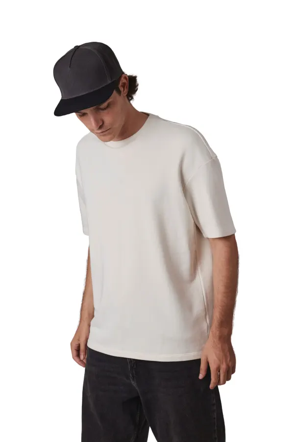 Casquette Snapback - 5 panneaux (KP159) porté — vue 1