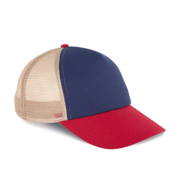 Casquette trucker 5 panneaux en coton canvas - K-up Gold Label porté — vue 3