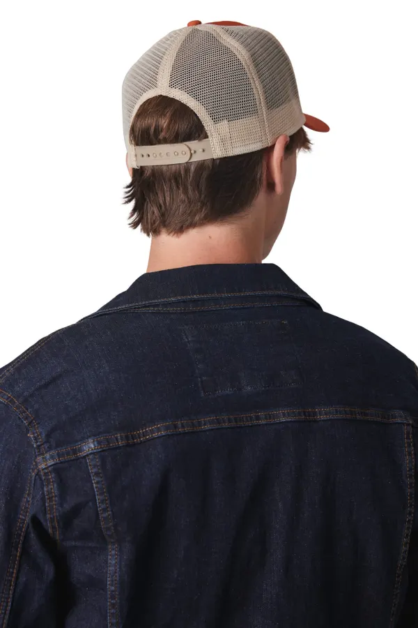 Casquette trucker - 5 panneaux (KP137) porté — vue 4