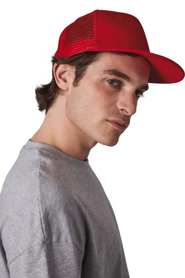 Casquette Trucker - 6 panneaux (KP113) porté — vue 4
