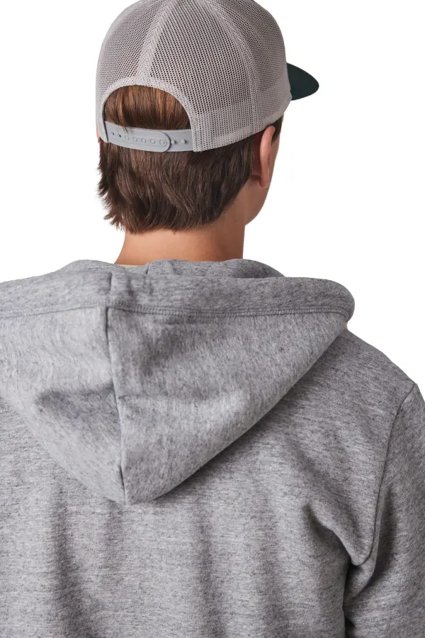 Casquette Trucker modèle rétro - 6 panneaux porté — vue 3