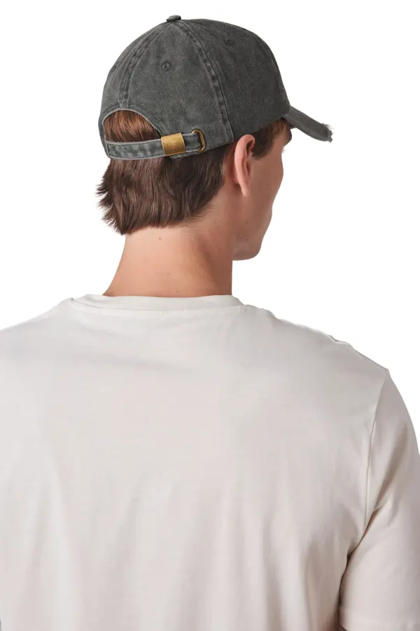 Casquette vintage effet déchiré - 6 panneaux porté — vue 2
