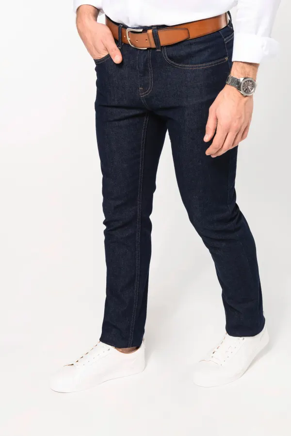 Ceinture vintage cuir homme porté — vue 2