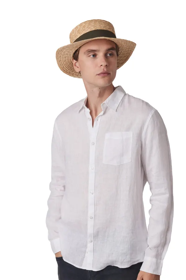 Chapeau Canotier porté — vue 3