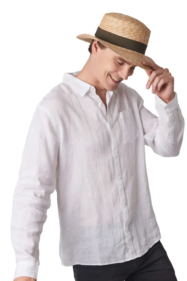Chapeau Canotier porté — vue 4