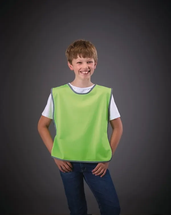 Chasuble à bordure réfléchissante porté — vue 4