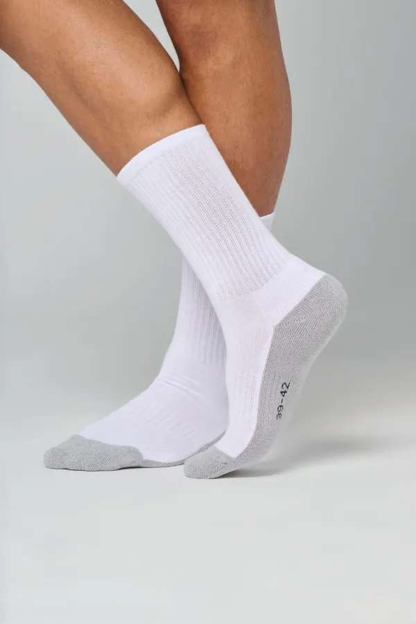 Chaussettes basket-ball unisexe porté — vue 1