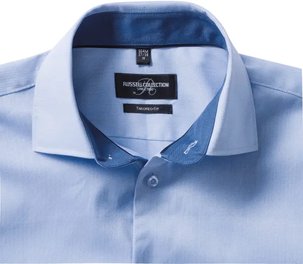 Chemise à motifs chevrons manches longues porté — vue 2