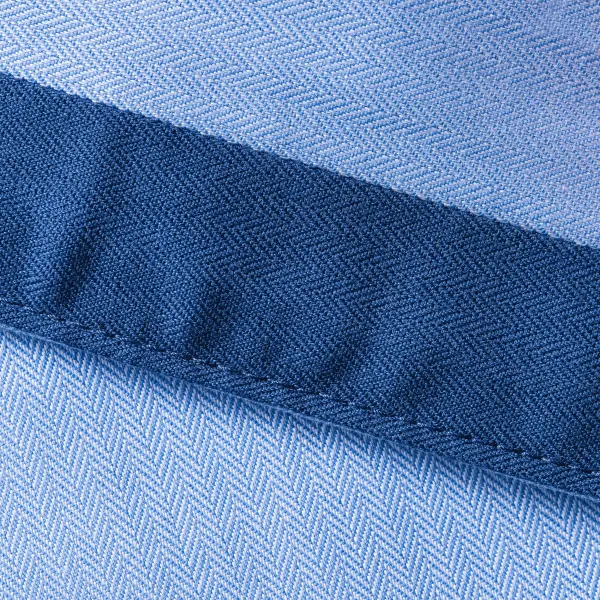 Chemise à motifs chevrons manches longues porté — vue 4