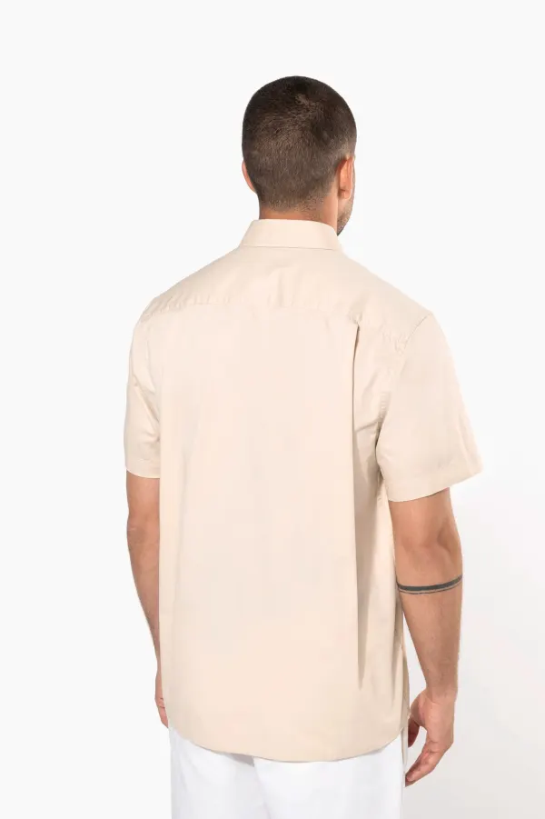 Chemise coton manches courtes Ariana III homme porté — vue 1