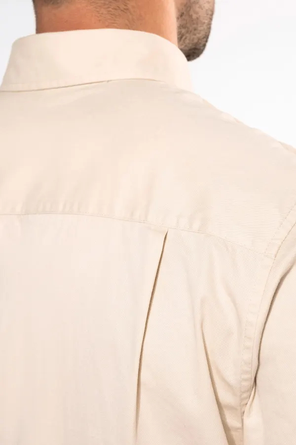 Chemise coton manches longues Nevada homme porté — vue 3