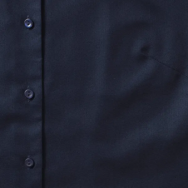 Chemise femme manches courtes Oxford porté — vue 3