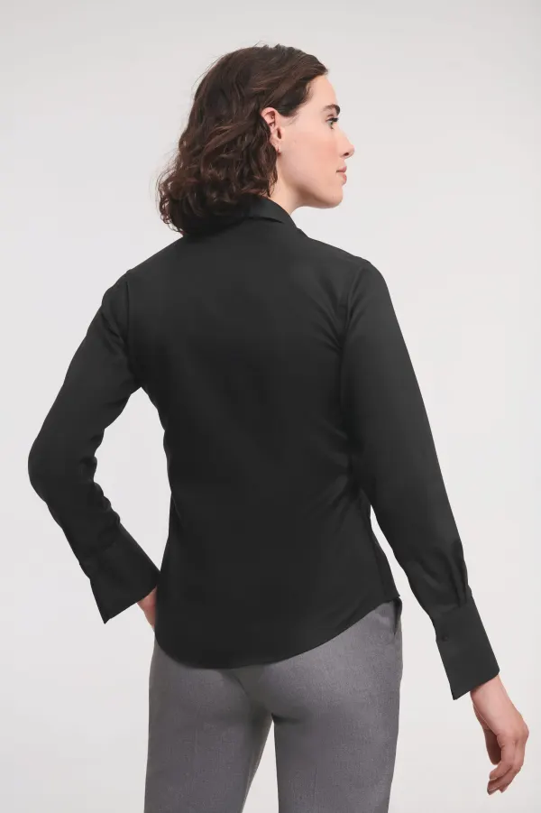 Chemise femme manches longues Non Iron porté — vue 1