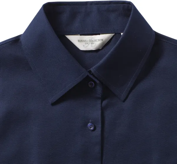 Chemise femme manches longues Oxford porté — vue 2