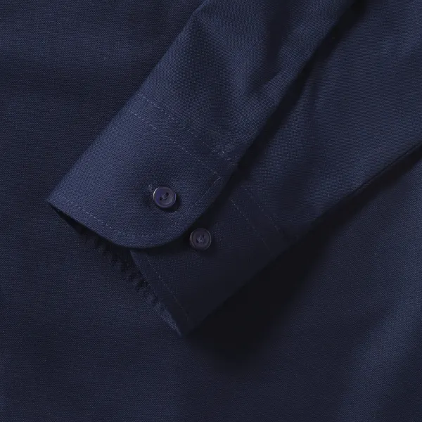 Chemise femme manches longues Oxford porté — vue 4