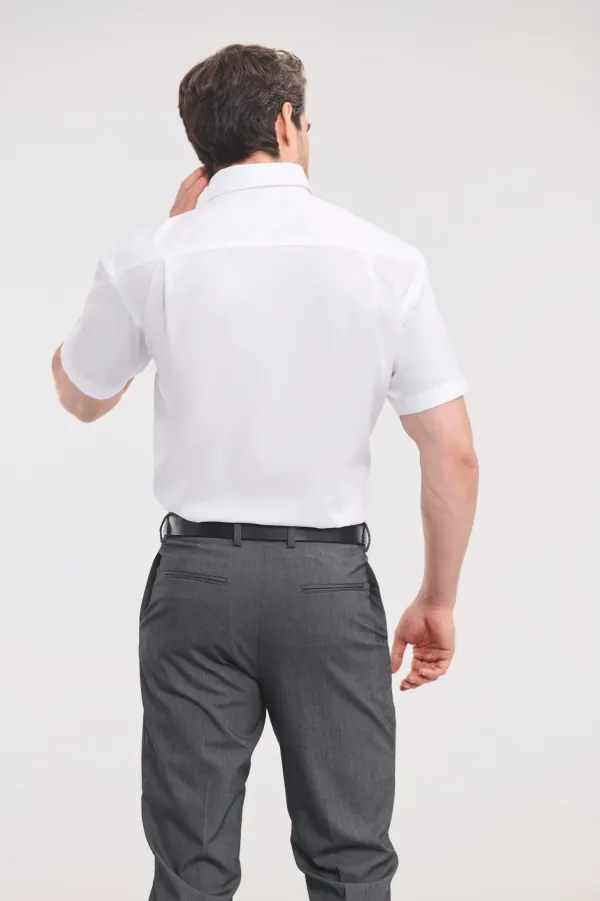 Chemise homme manches courtes Non Iron - classique porté — vue 1