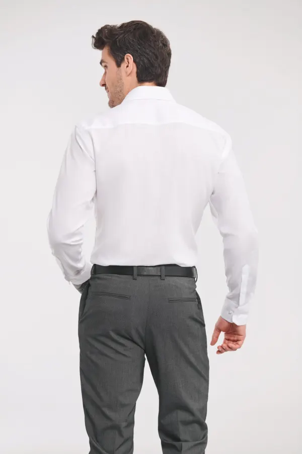 Chemise homme manches longues Non Iron - moderne porté — vue 1
