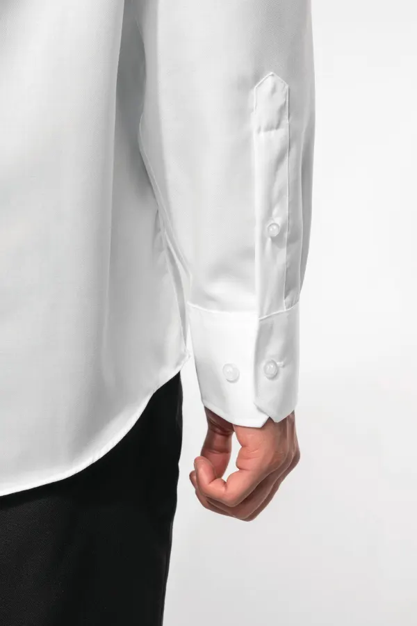 Chemise manches longues sans repassage porté — vue 3