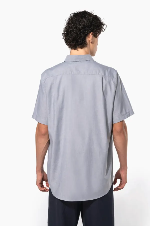 Chemise Oxford manches courtes porté — vue 2