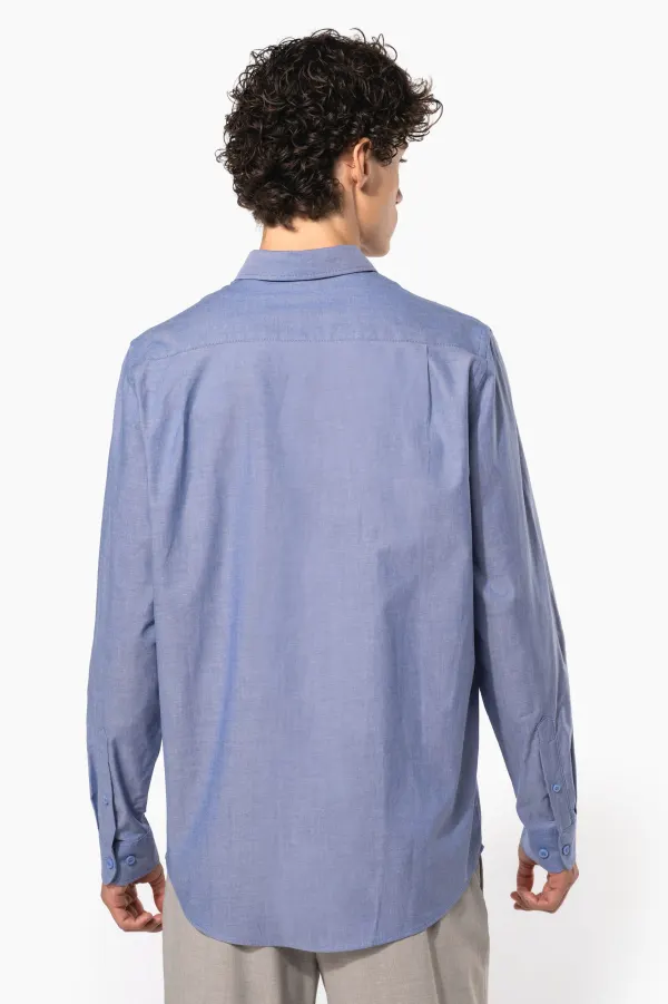 Chemise Oxford manches longues porté — vue 2