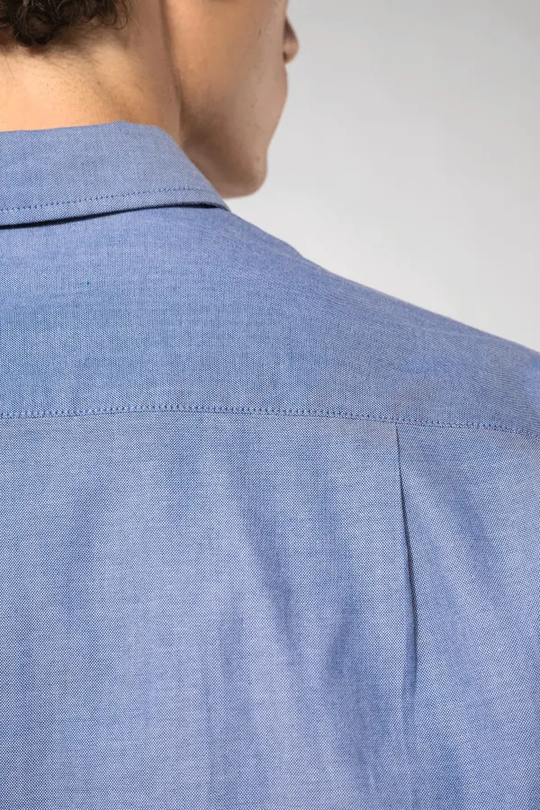 Chemise Oxford manches longues porté — vue 4