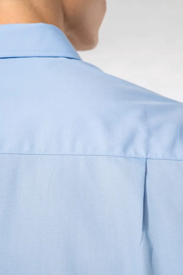 Chemise popeline manches longues porté — vue 4