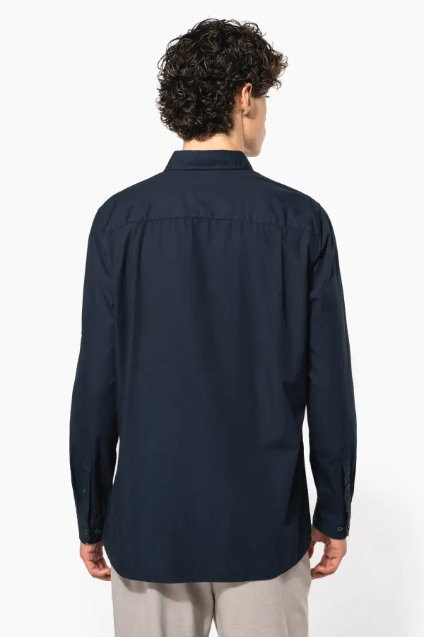 Chemise safari manches longues homme porté — vue 1