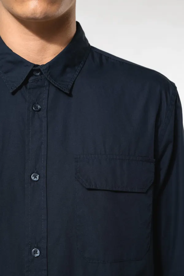 Chemise safari manches longues homme porté — vue 2