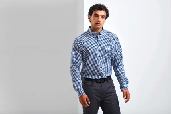 Chemise vichy gros carreaux porté — vue 1