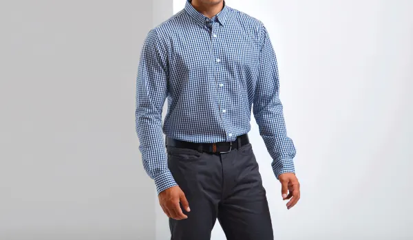 Chemise vichy gros carreaux porté — vue 2