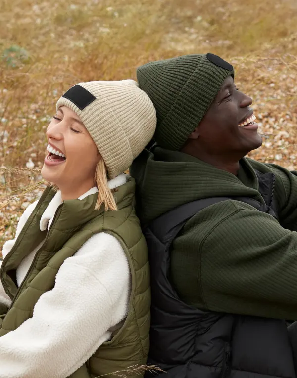 Circular Fashion Patch Beanie porté — vue 3