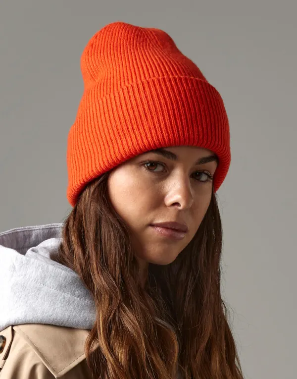 Classic Engineered Deep Cuffed Beanie porté — vue 4