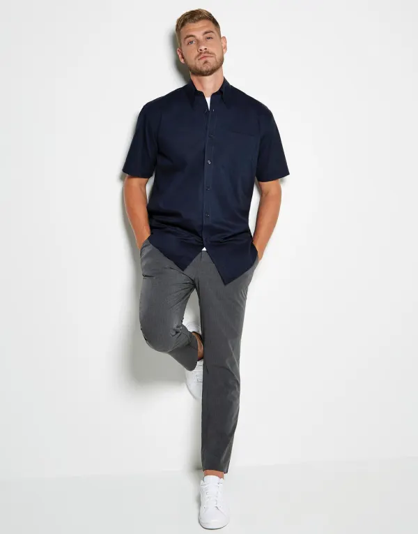 Classic Fit Premium Oxford Shirt SSL porté — vue 4