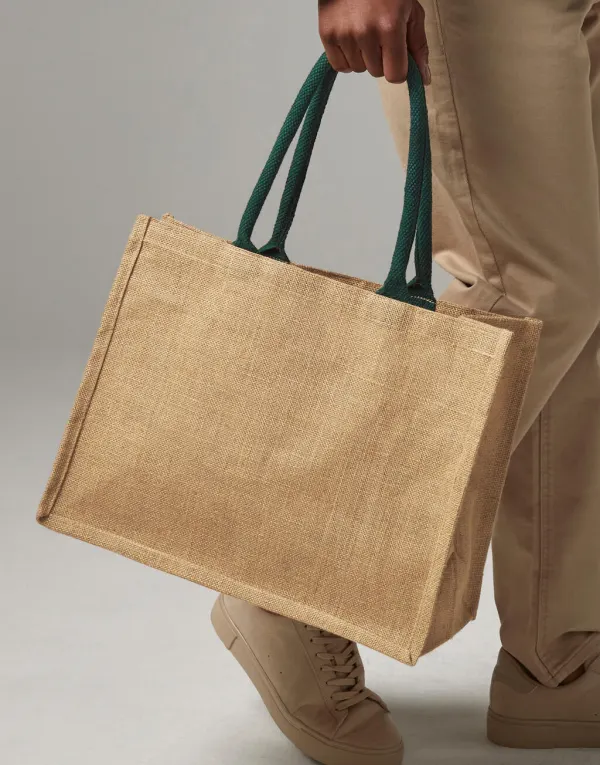 Classic Jute Shopper porté — vue 2