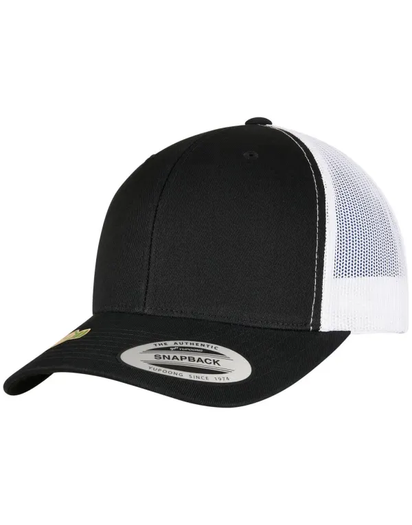 Classics Recycled Retro Trucker Cap 2-Tone porté — vue 2