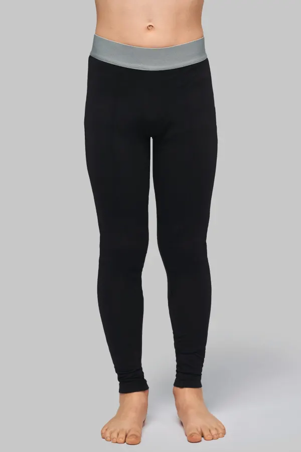 Collant sous-vêtement sport enfant porté — vue 1