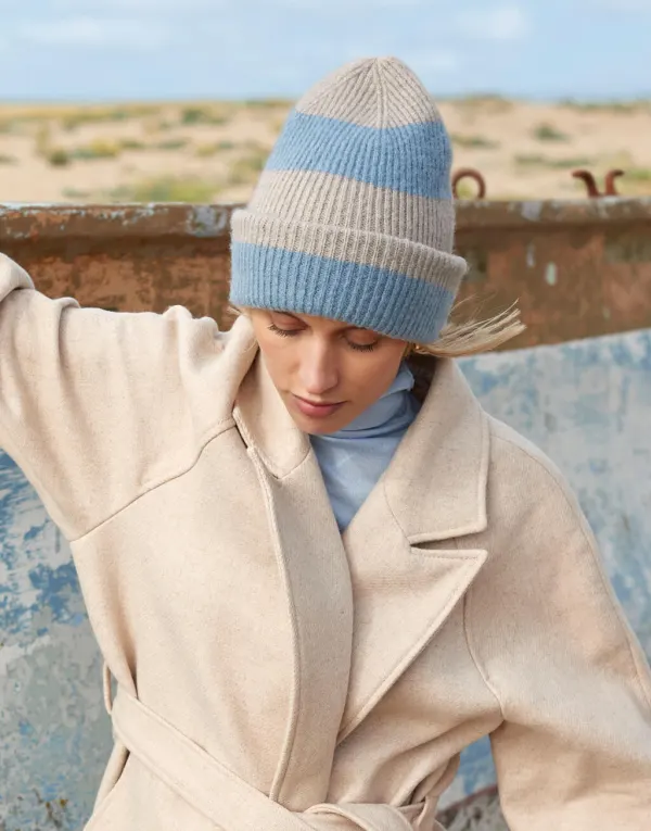 Colour Block Beanie porté — vue 1