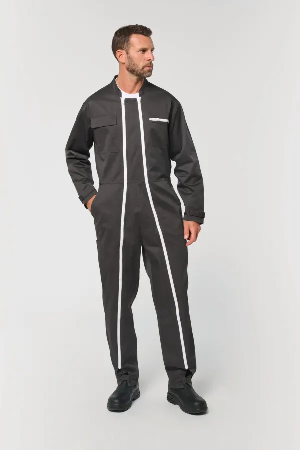 Combinaison double zip unisexe porté — vue 3